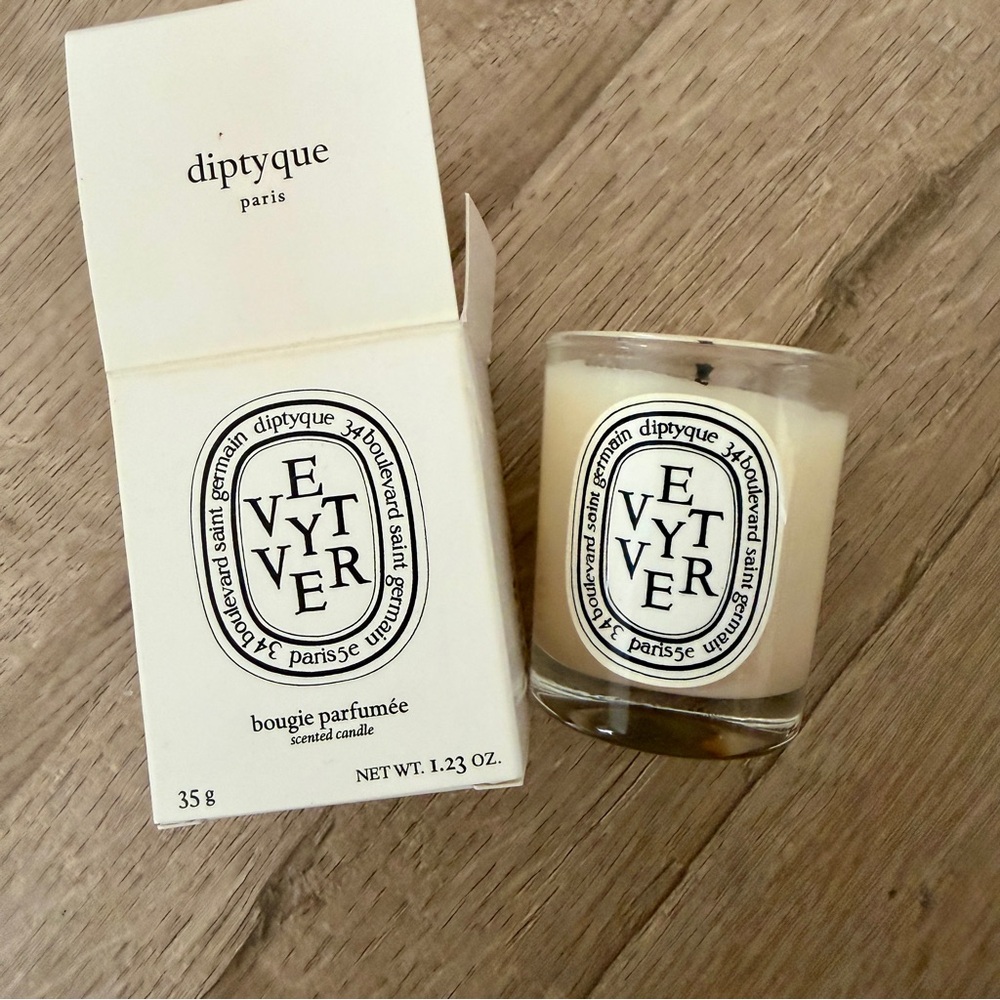 Diptyque‎ France Vetyver Scented Candle 35g 1.23oz, Small With Box